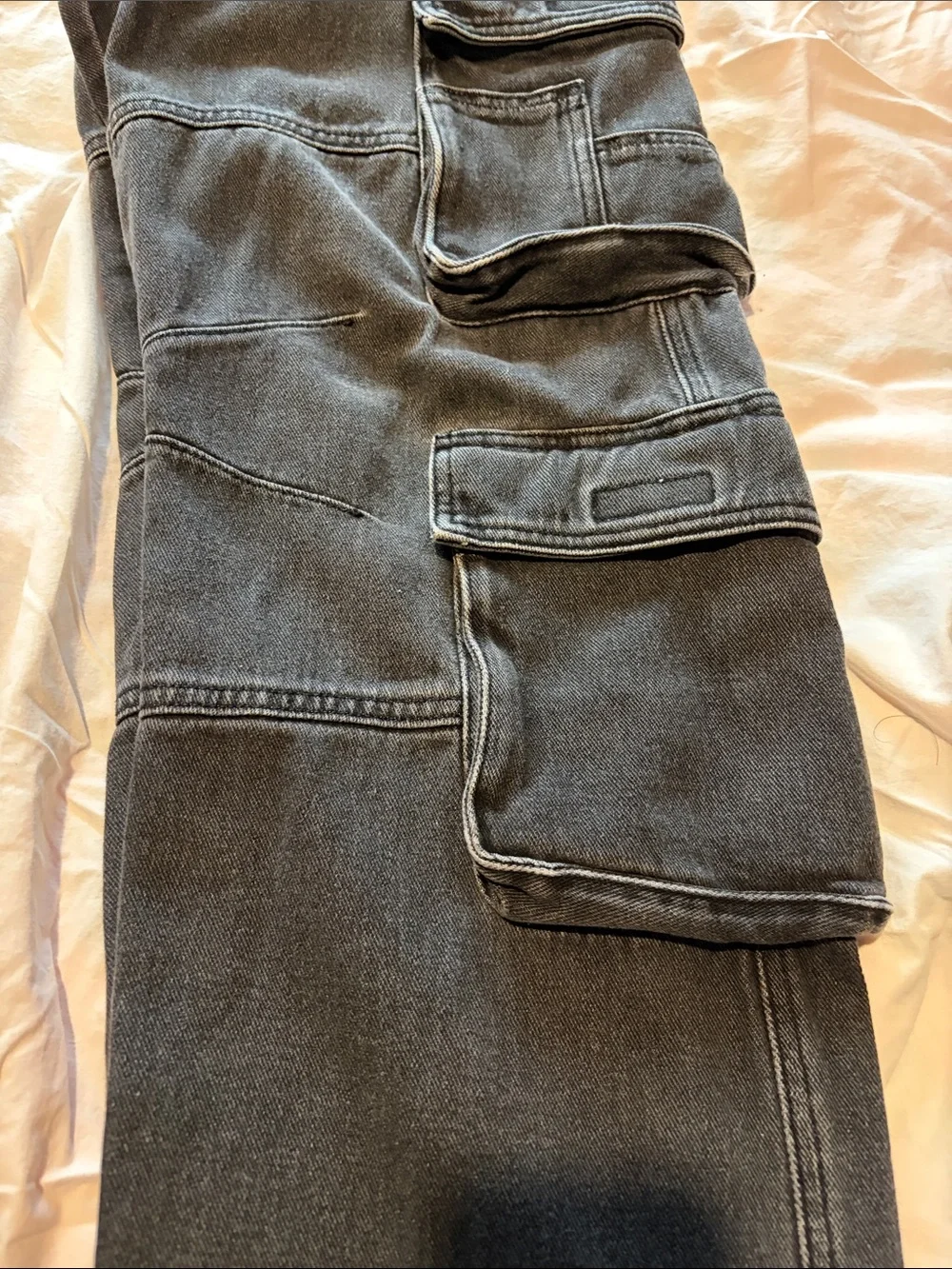 PacSun Black Multi-Pocket Cargo Pants